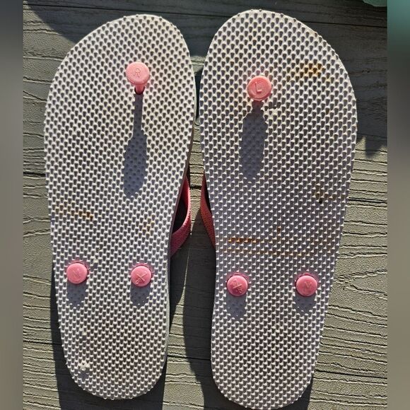 Flip flops summer bundle of 6 womens size 8 - Picture 4 of 14
